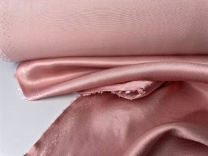 Fastvævet viscose - crepe de chine look i blush pink